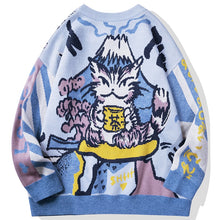 Load image into Gallery viewer, Harajuku Japanese Anime Graphic Sweater
