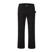 Load image into Gallery viewer, Back Ankle Zipper Spliced Straight Flare Pants
