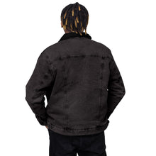 Load image into Gallery viewer, Wearing Panda denim sherpa jacket
