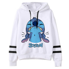 Load image into Gallery viewer, Kawaii Lilo Stitch Funny Cartoon Winter Hoodies Harajuku
