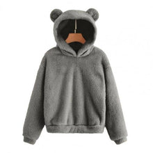 Load image into Gallery viewer, Hoodies Winter Long Sleeve Rabbit Ear Hood Sweatshirt Cute Plush
