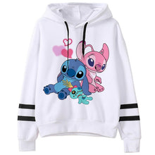 Load image into Gallery viewer, Kawaii Lilo Stitch Funny Cartoon Winter Hoodies Harajuku
