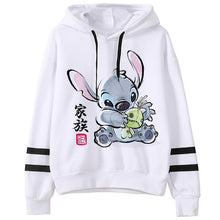 Load image into Gallery viewer, Kawaii Lilo Stitch Funny Cartoon Winter Hoodies Harajuku
