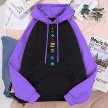 Load image into Gallery viewer, Nine Planets Universe Solar System Loose Pocket Hoodie Unisex
