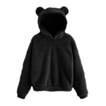 Load image into Gallery viewer, Hoodies Winter Long Sleeve Rabbit Ear Hood Sweatshirt Cute Plush
