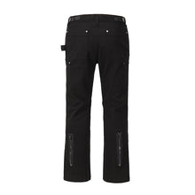 Load image into Gallery viewer, Back Ankle Zipper Spliced Straight Flare Pants
