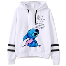 Load image into Gallery viewer, Kawaii Lilo Stitch Funny Cartoon Winter Hoodies Harajuku
