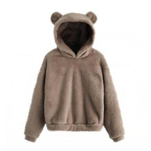 Load image into Gallery viewer, Hoodies Winter Long Sleeve Rabbit Ear Hood Sweatshirt Cute Plush
